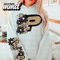 P gold navy - DTF TRANSFER (floral letters & skellies & sleeves MMD)