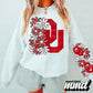 OU Sooners - DTF TRANSFER (floral letters & skellies & sleeves MMD)