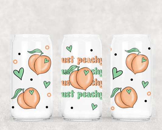 Just peachy - UV dtf wrap 16oz libbey : CSC