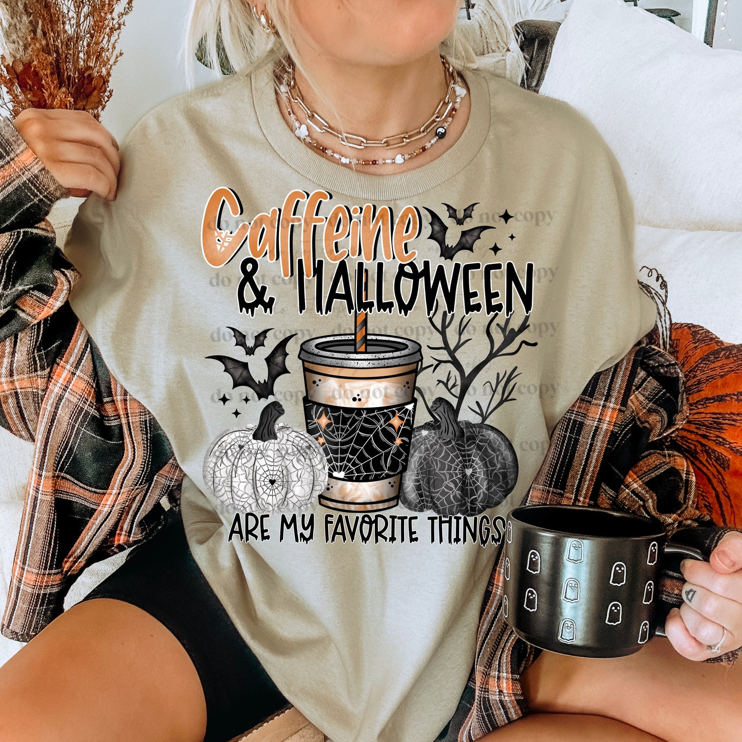 Caffeine & Halloween - DTF TRANSFER (CSC)