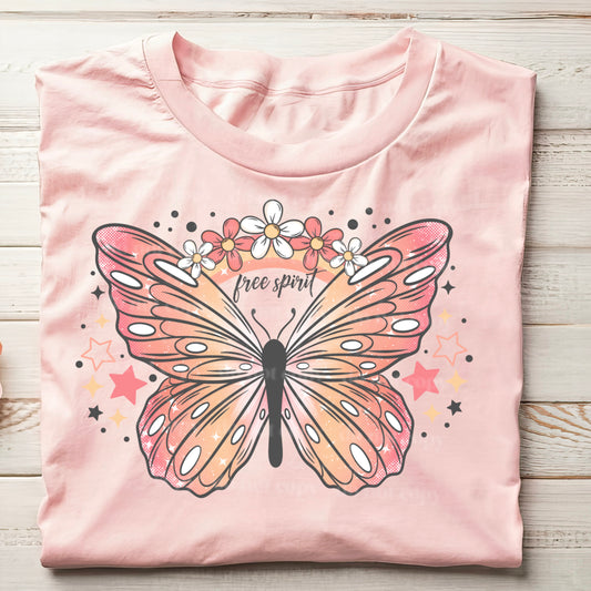 Free Spirit butterfly - DTF TRANSFER (CSC)