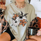 Spooky floral brown w/ or w/o sleeves - DTF TRANSFER - (CSC)