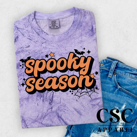 Spooky Season orange- DTF TRANSFER (CSC.)