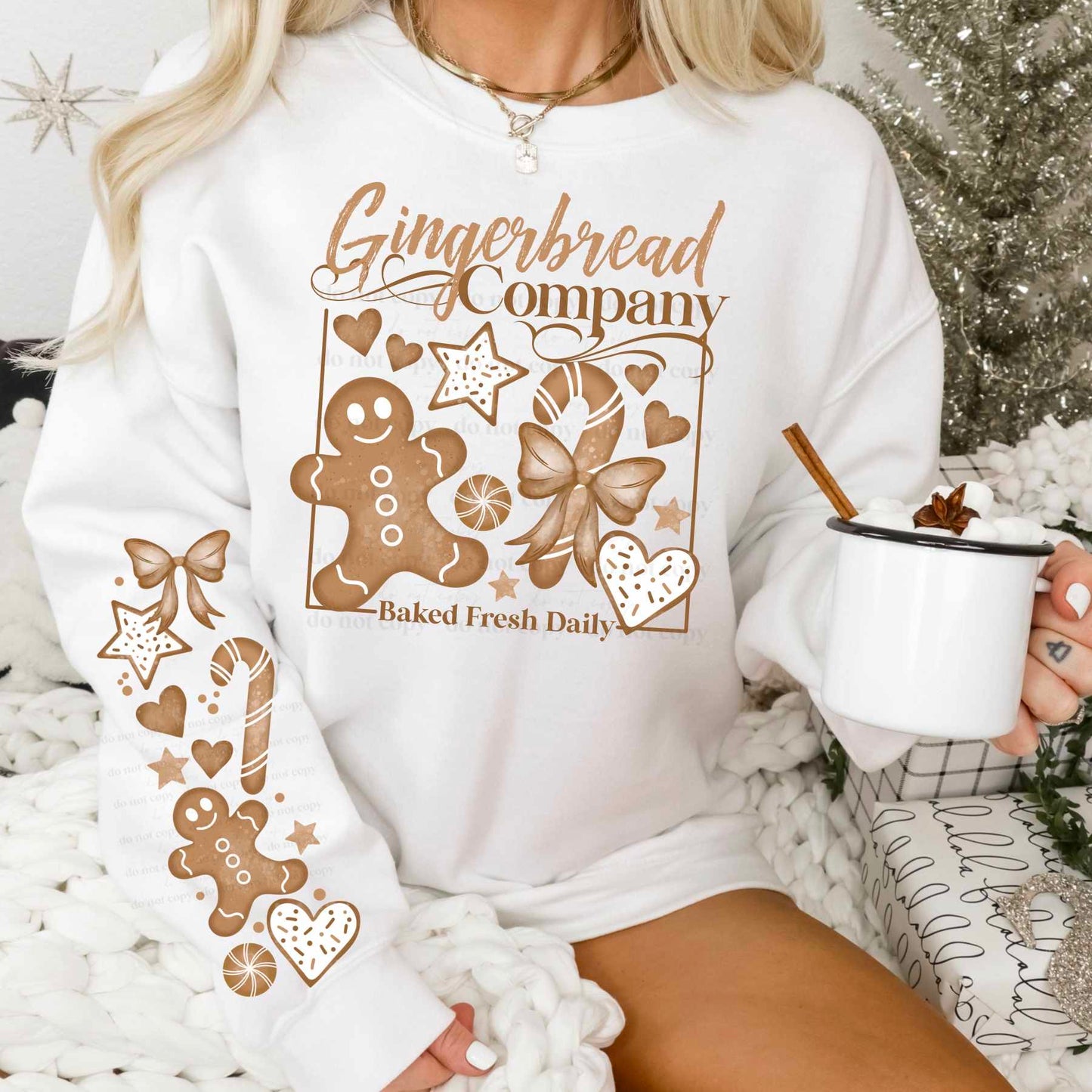 Gingerbread company w/ or w/o sleeves - DTF TRANSFER - (CSC)