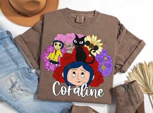 Coraline - DTF TRANSFER (DDD)