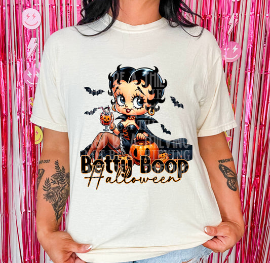 Betty boop Halloween - DTF TRANSFER (EDD)