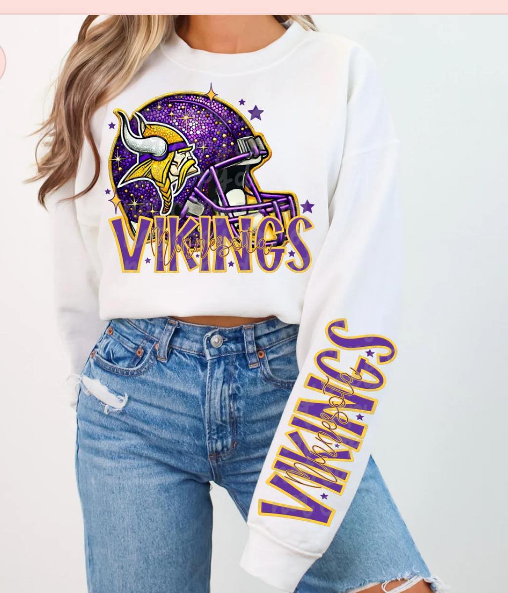 Vikings w/ or w/o sleeves - DTF TRANSFER - (VDS)