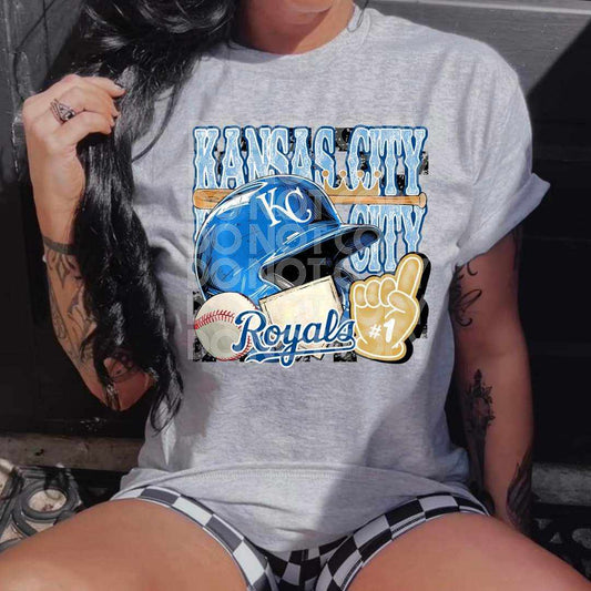 Kansas City Baseball - DTF TRANSFER (RHD)