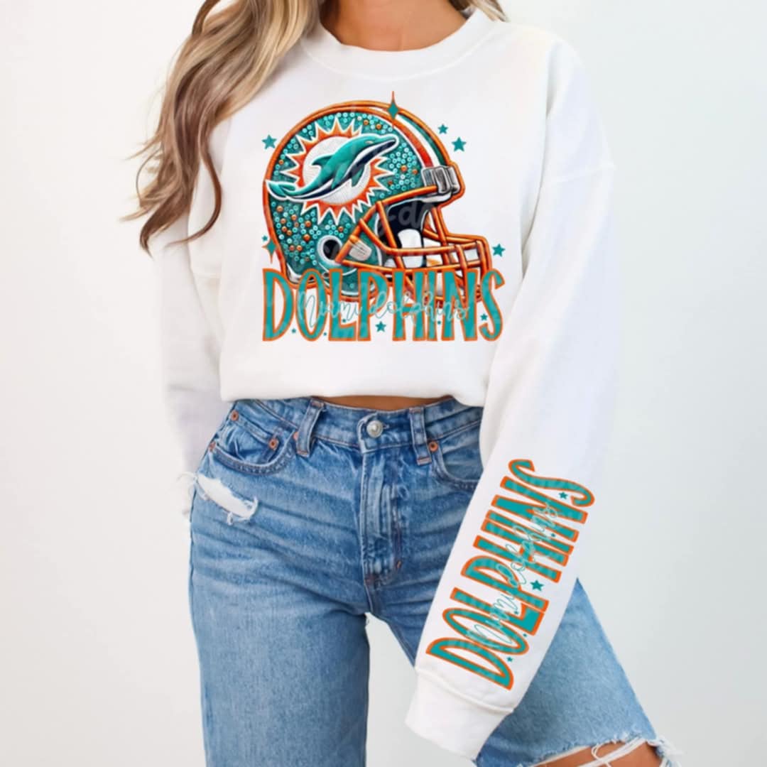 Dolphins w/ or w/o sleeves - DTF TRANSFER - (VDS)