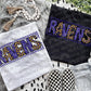 Checkered team name mascot faux glitter - DTF TRANSFER ONLY (HDD)