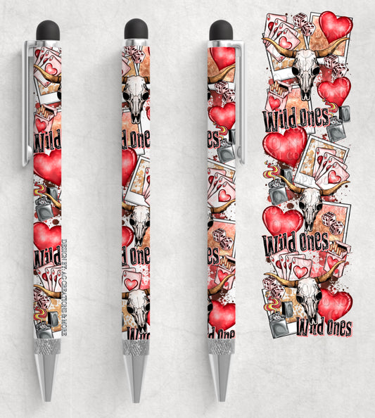 Wild ones red ; UV DTF pen wrap (AGCM)