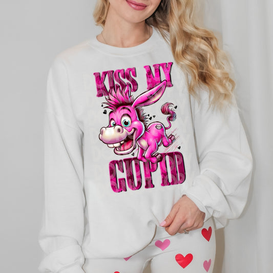 Kiss My @$$ Cupid - DTF TRANSFER (SSDD)