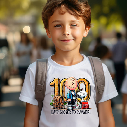 100 Days Closer To Summer - DTF TRANSFER 100 Days Of School (SSDD)