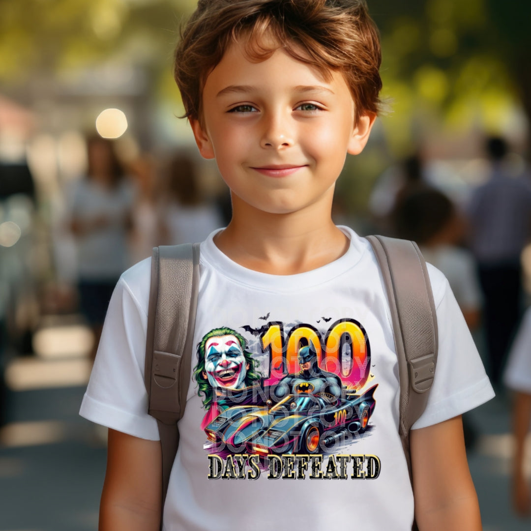 100 Days Defeated - DTF TRANSFER 100 Days Of School (SSDD)