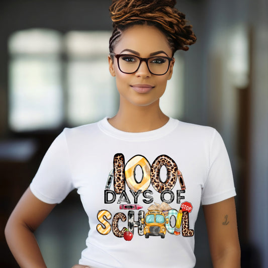 100 Days Teacher - DTF TRANSFER 100 Days Of School (SSDD)