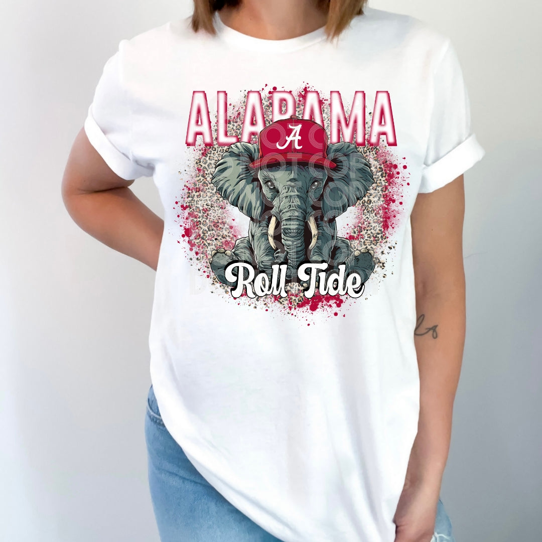 Alabama Roll Tide Elephant - DTF TRANSFER (SSDD)