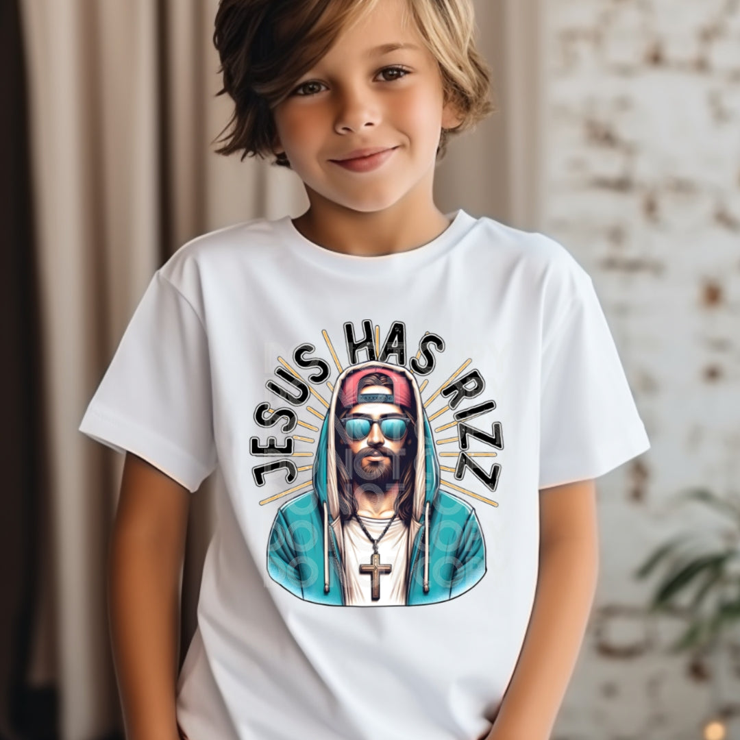 Jesus Has Rizz ; DTF TRANSFER ; (Kids Easter Collab TED/CST)