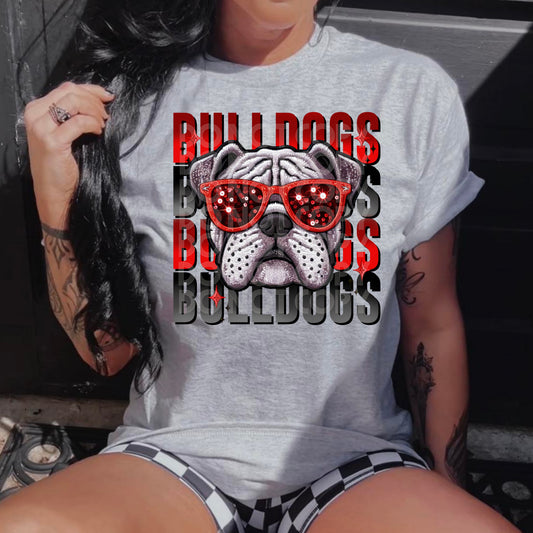 Bulldogs faux sequin - DTF TRANSFER (SSDD)