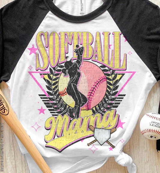 Softball Mama - DTF TRANSFER (AGCM)