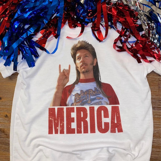 Joe Dirt MERICA DTF TRANSFER ONLY