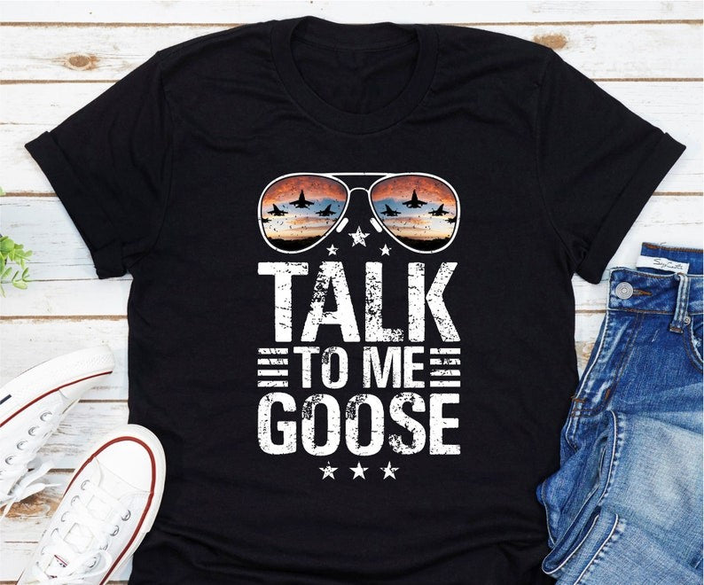 Talk to me goose WHITE - DTF TRANSFER