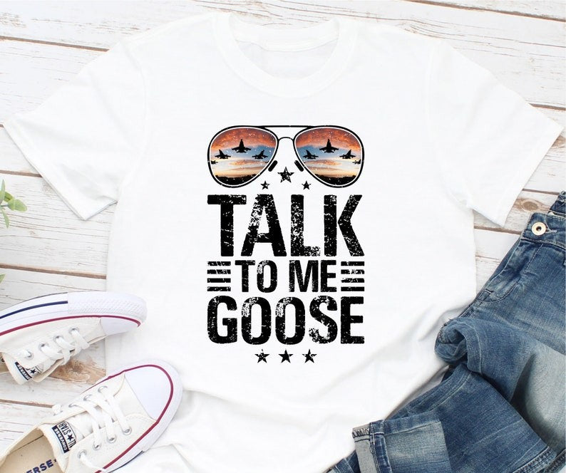 Talk to me goose BLACK - DTF TRANSFER