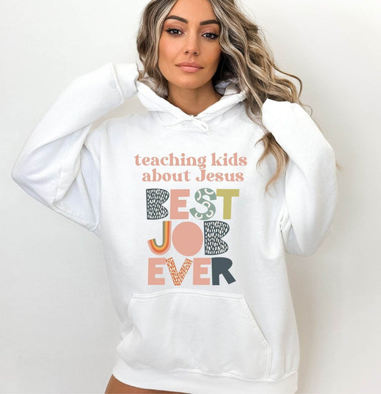 Teaching kids about Jesus best job ever  - DTF TRANSFER ONLY