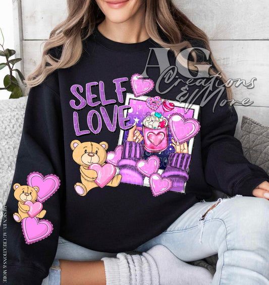 Self Love Bear - DTF TRANSFER ONLY (AGCM)