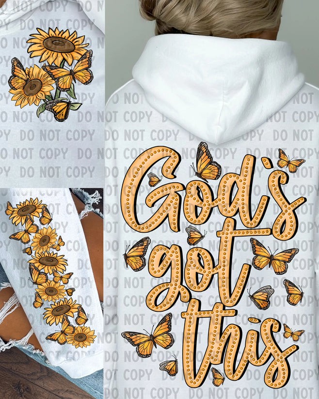 God's got this butterflies - DTF TRANSFER (CLD)