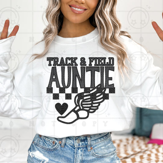 Track and field Auntie-DTF TRANSFER (HWD/F25)