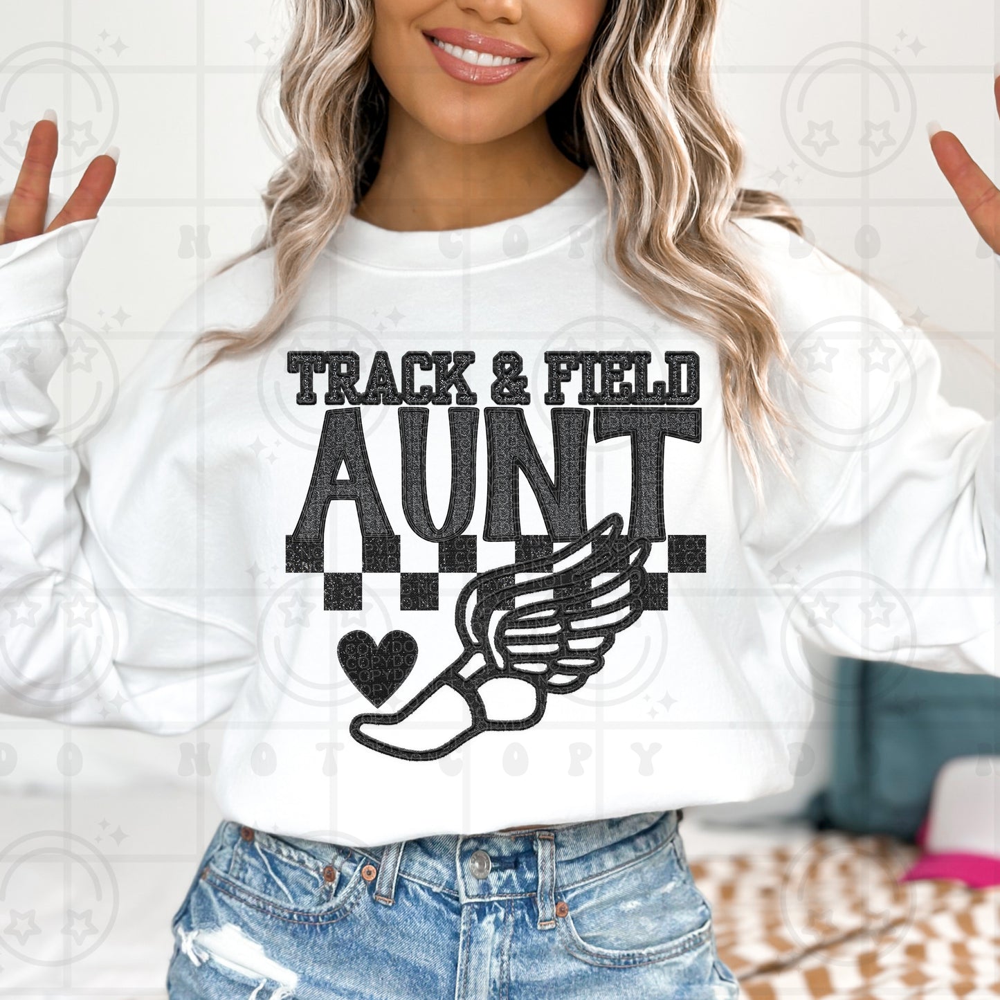 Track and field Aunt-DTF TRANSFER (HWD/F25)