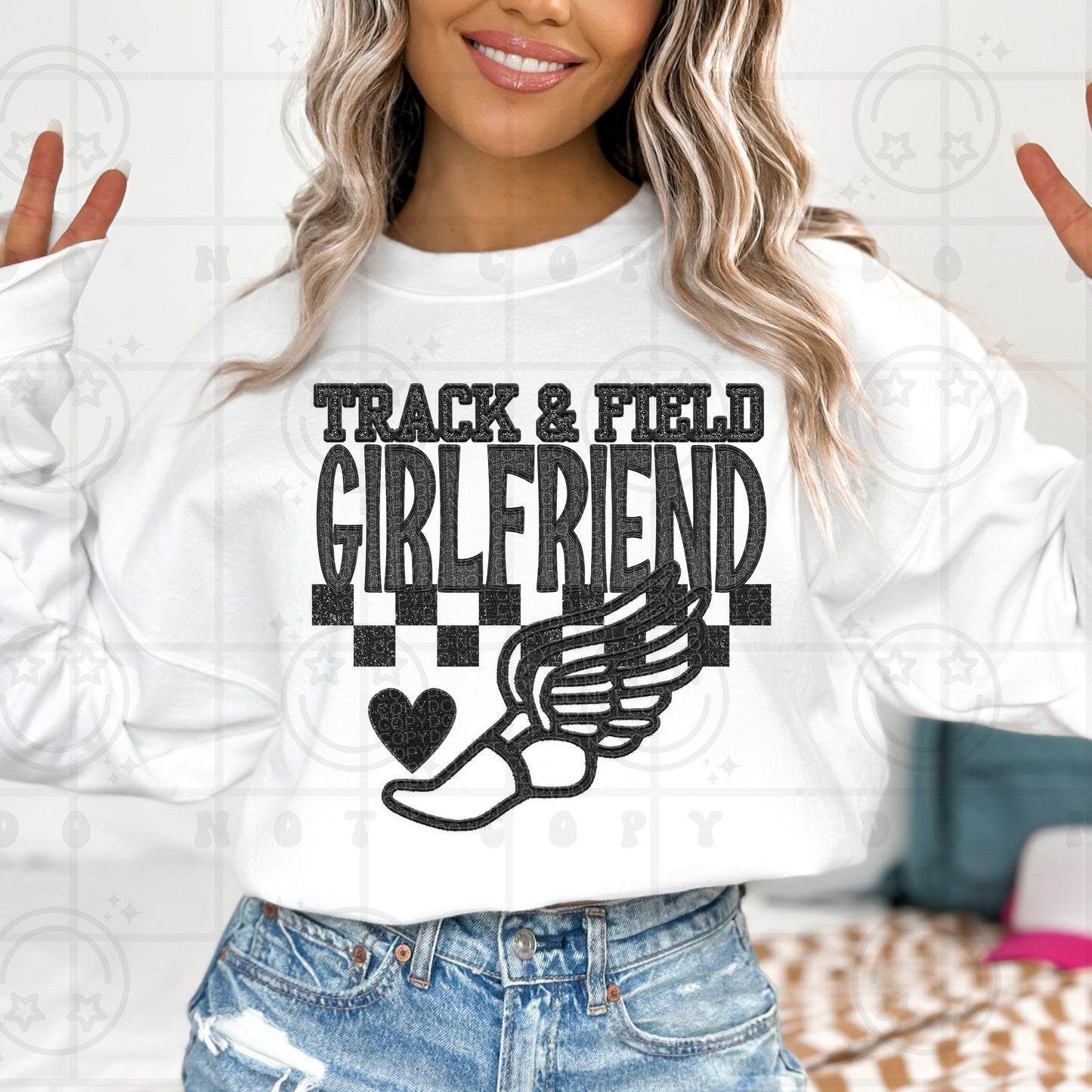 Track and field Girlfriend-DTF TRANSFER (HWD/F25)