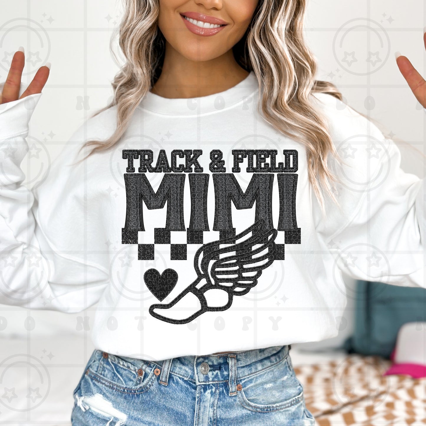 Track and field Mimi-DTF TRANSFER (HWD/F25)