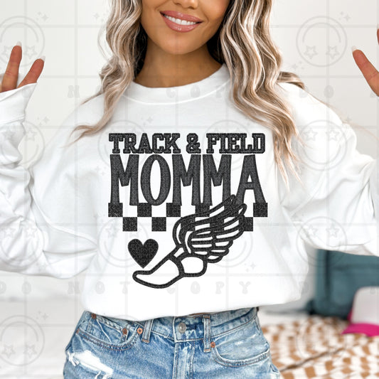 Track and field Momma-DTF TRANSFER (HWD/F25)