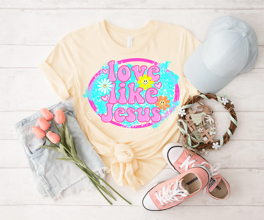 Love Like Jesus - Flowers TRANSFER ONLY