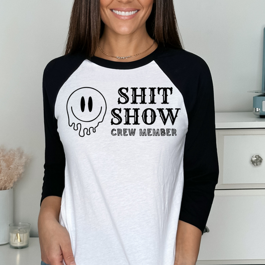 Melting Happy Face Shit Show Crew Member TRANSFER ONLY