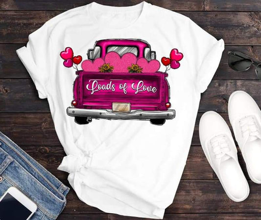 Loads of Love vintage truck TRANSFER ONLY