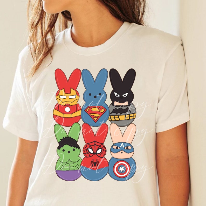 Superhero Peeps TRANSFER ONLY